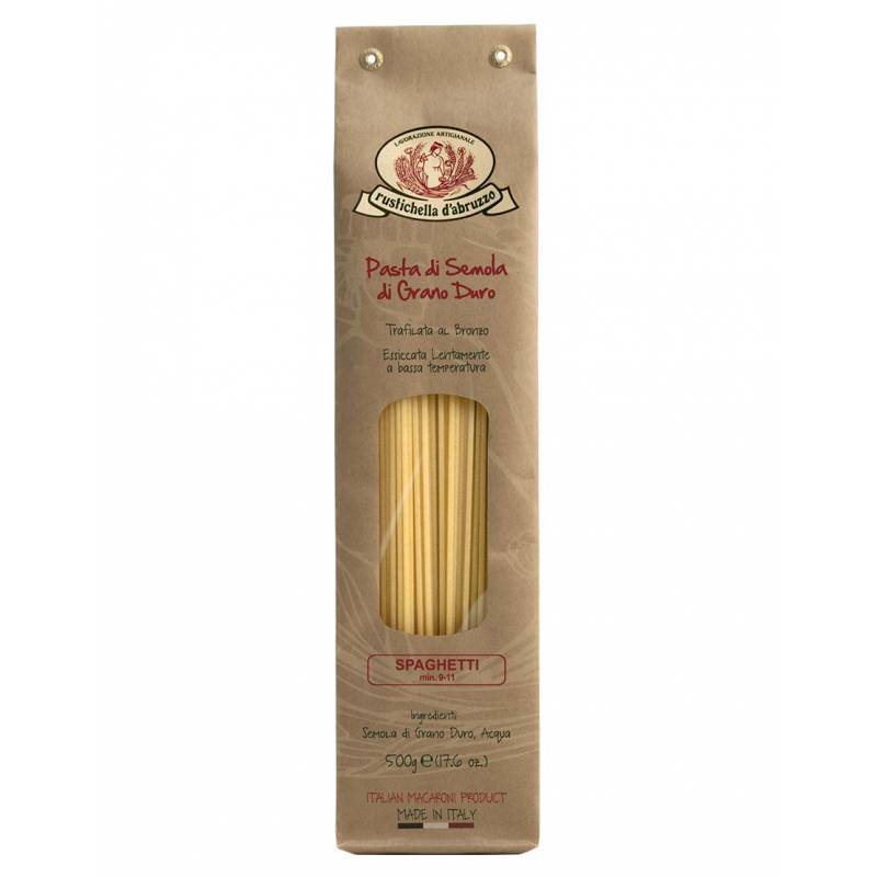 Homemade spaghetti from Italian durum wheat